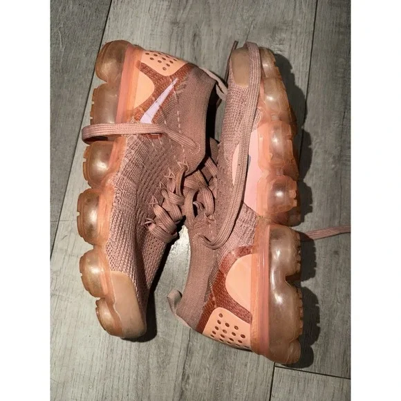 Size 7 - Nike Air VaporMax Flyknit 2 Rust Pink W - Picture 3 of 6